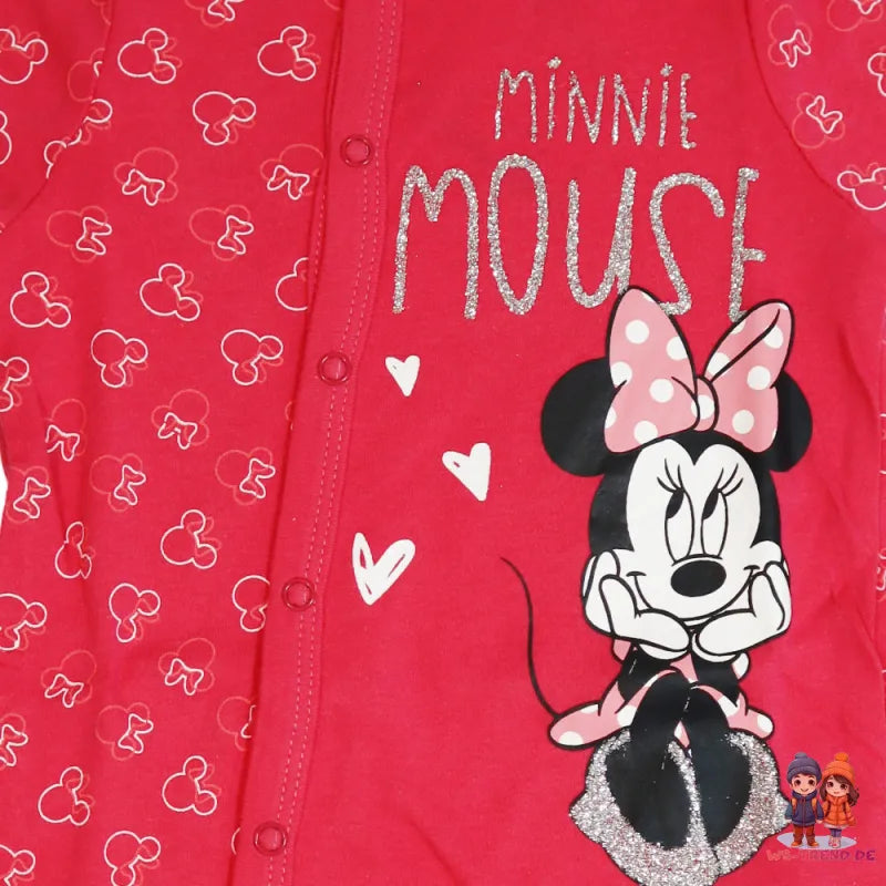 Disney Minnie Maus Baby Kleinkind Strampler Einteiler - WS-Trend.de Gr. 62 - 92 Baumwolle