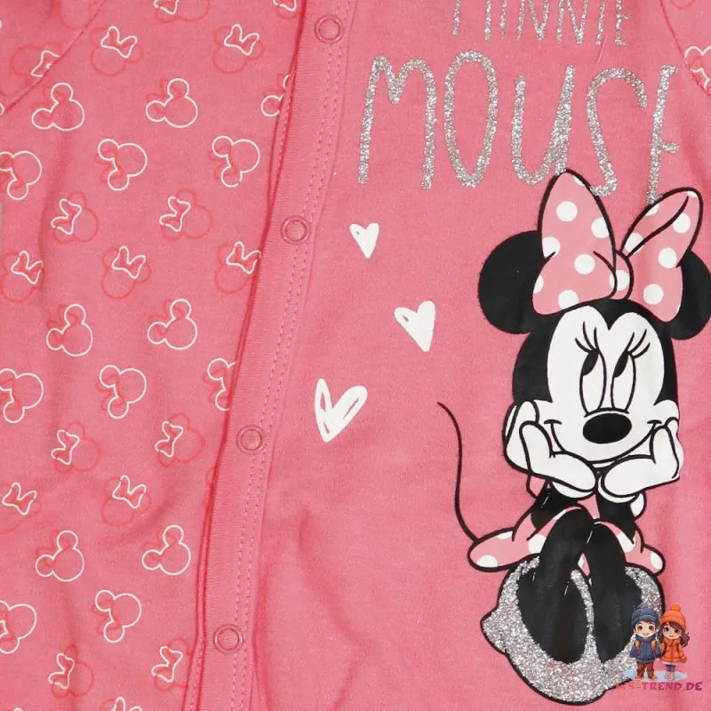 Disney Minnie Maus Baby Kleinkind Strampler Einteiler - WS-Trend.de Gr. 62 - 92 Baumwolle