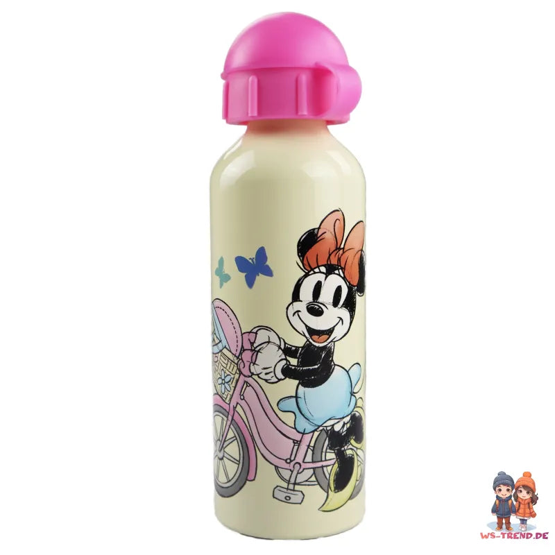 Disney Minnie Maus Alu Trinkflasche Flasche 520 ml - WS-Trend.de Einhorn Wasserflasche