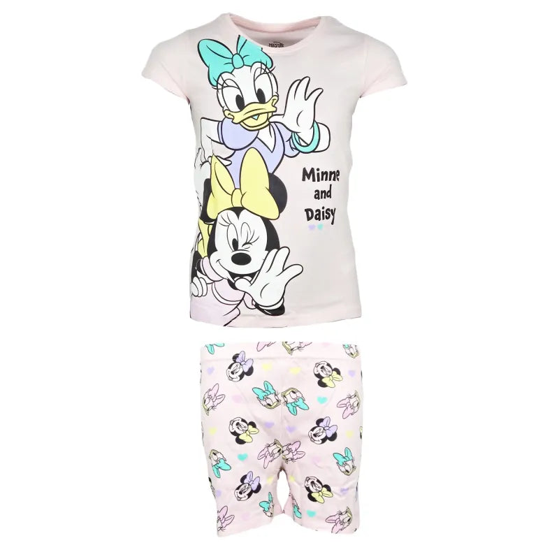 Disney Minnie Maus Kinder kurzarm Schlafanzug Pyjama Shirt Shorts WS Trend.de Gr. 104 134 100% Baumwolle