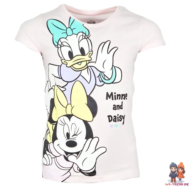 Disney Minnie Maus Kinder kurzarm Schlafanzug Pyjama Shirt Shorts WS Trend.de Gr. 104 134 100% Baumwolle