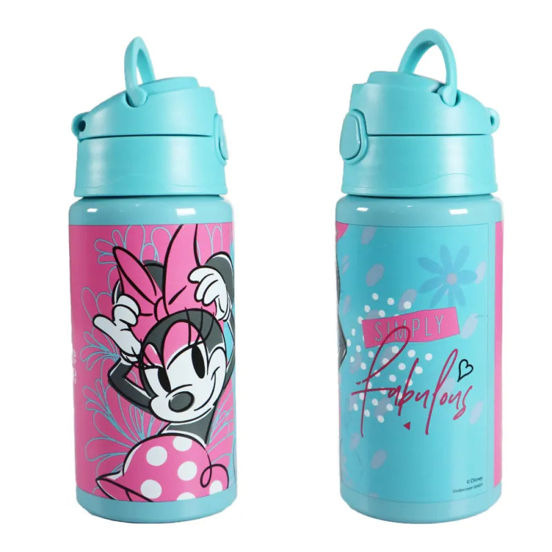 Disney Minnie Maus Kinder Aluminium Wasserflasche Trinkflasche Flasche 500 ml WS Trend.de
