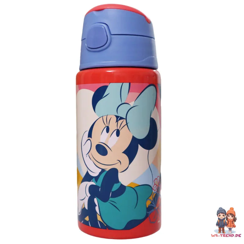 Disney Minnie Maus Kinder Aluminium Wasserflasche Trinkflasche Flasche 500 ml WS Trend.de