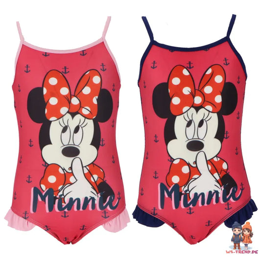 Disney Minnie Maus Kinder Mädchen Badeanzug - WS-Trend.de Bademode 98-128