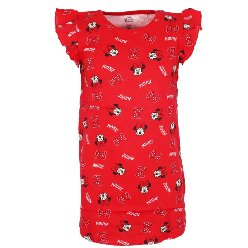 Disney Minnie Maus kurzarm Schlafshirt Nachthemd Schlafkleid - WS-Trend.de Gr. 98-128