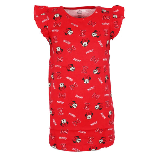 Disney Minnie Maus kurzarm Schlafshirt Nachthemd Schlafkleid - WS-Trend.de Gr. 98-128