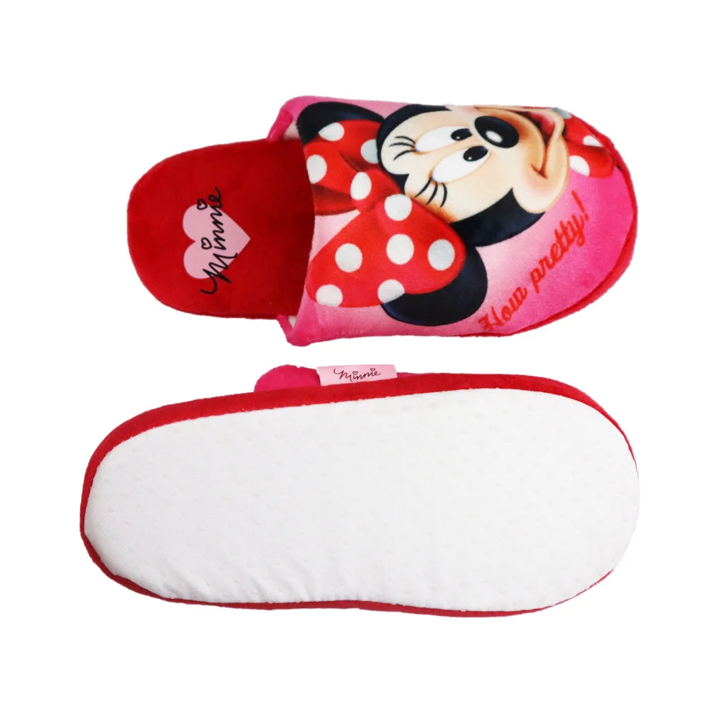 Disney Minnie Maus Kinder Mädchen Hausschuhe Slipper Schlüpfschuhe - WS-Trend.de 28-35