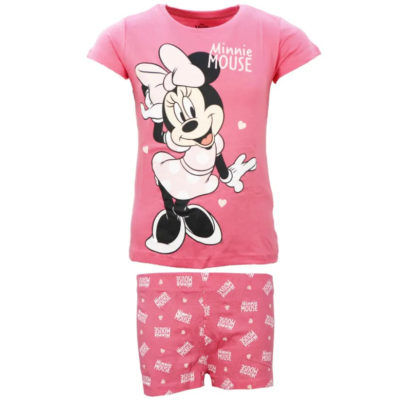 Disney Minnie Maus Mouse Kinder Schlafanzug Pyjama - WS-Trend.de 92-128 100% Baumwolle
