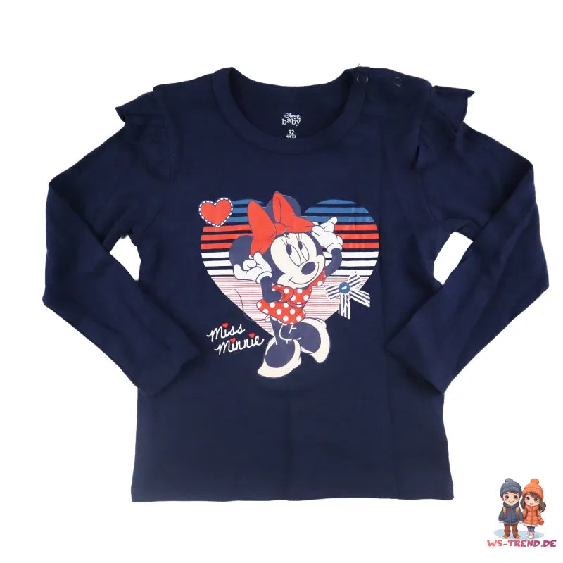 Disney Minnie Maus Baby Mädchen Set langarm Shirt plus Hose - WS-Trend.de 2tlg. 62 bis 92