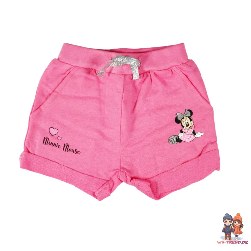 Disney Minnie Maus Mädchen Baby 2 tlg Set Shirt plus Shorts - WS-Trend.de
