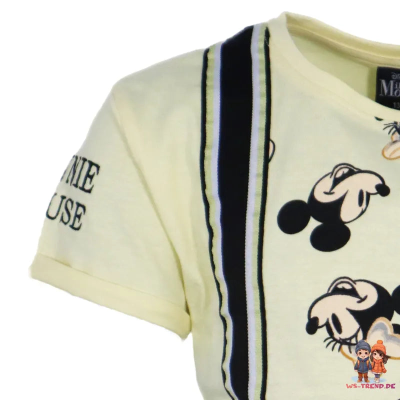 Disney Minnie Maus Mädchen kurzarm T-Shirt Top - WS-Trend.de Kinder Tops 104 bis 134 Baumwolle