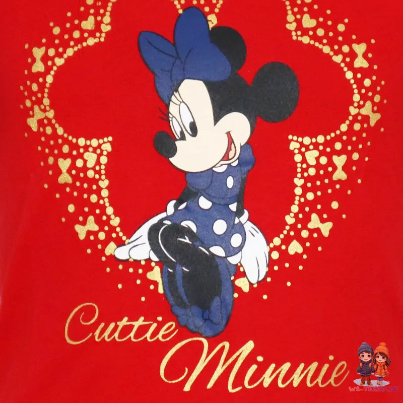 Disney Minnie Maus Kinder Mädchen kurzarm T-Shirt Top - WS-Trend.de Gr. 92-128 Baumwolle