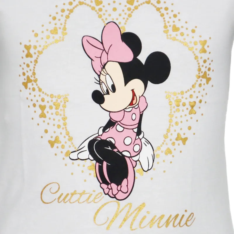 Disney Minnie Maus Kinder Mädchen kurzarm T-Shirt Top - WS-Trend.de Gr. 92-128 Baumwolle