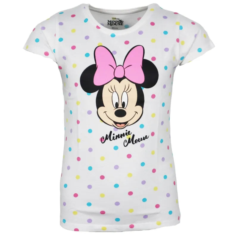 Disney Minnie Maus Kinder Mädchen kurzarm T-Shirt Top - WS-Trend.de Gr. 92-128 Baumwolle