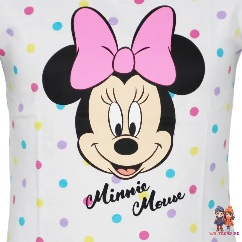 Disney Minnie Maus Kinder Mädchen kurzarm T-Shirt Top - WS-Trend.de Gr. 92-128 Baumwolle
