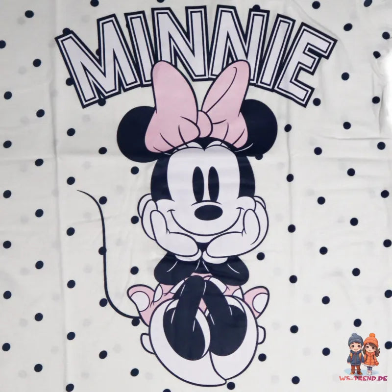 Disney Minnie Maus Damen kurzarm Schlafshirt Nachthemd - WS-Trend.de XS-XL