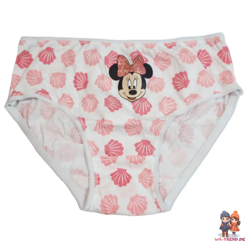 Disney Minnie Maus 6er Pack Slips Kinder Mädchen Unterwäsche - WS-Trend.de Baumwolle