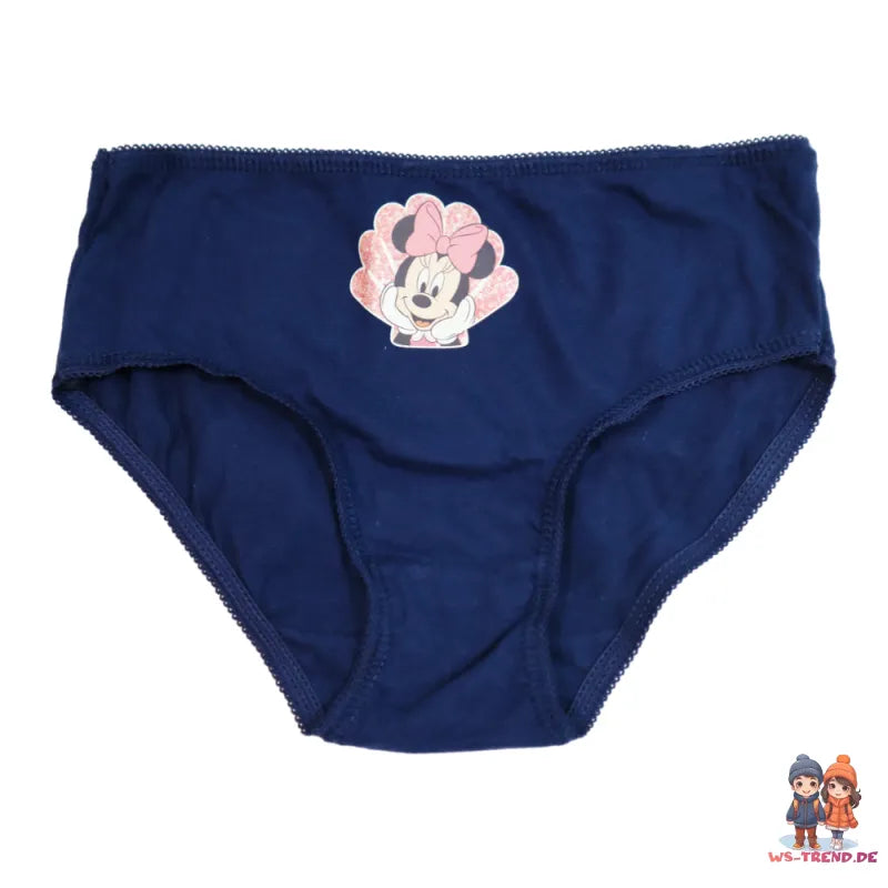 Disney Minnie Maus 6er Pack Slips Kinder Mädchen Unterwäsche - WS-Trend.de Baumwolle
