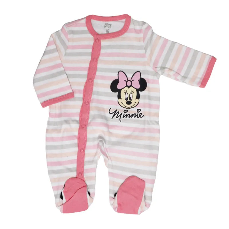 Disney Minnie Maus Baby Kleinkind Strampler Einteiler - WS-Trend.de Gr. 62 - 92 Rot Rosa