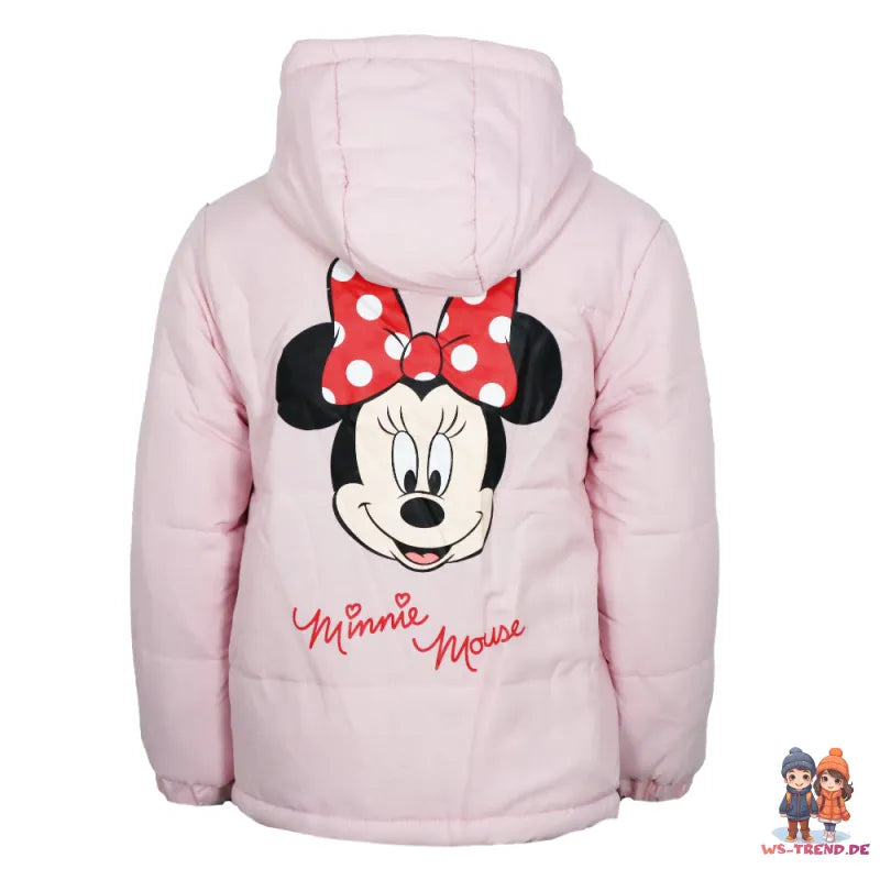 Disney Minnie Maus Kinder Winterjacke Jacke Kapuze Mädchen - WS-Trend.de Gr. 98-128