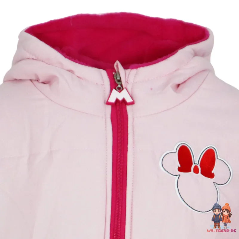Disney Minnie Maus Kinder Winterjacke Jacke Kapuze Mädchen - WS-Trend.de Gr. 98-128