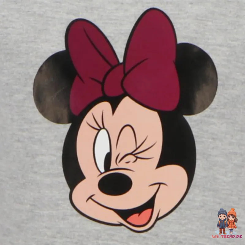 Disney Minnie Maus Kinder Mädchen langarm Tüllkleid Kleid - WS-Trend.de 86 bis 116