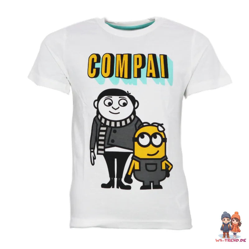 Die Minions Gru Kinder Jungen Pyjama Schlafanzug Baumwolle - WS-Trend.de 104-134 Blau Weiß