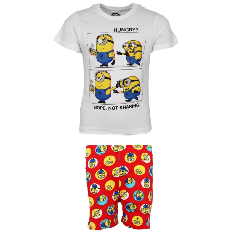Die Minions Kinder Jungen Pyjama Schlafanzug Baumwolle - WS-Trend.de Gru 104-134