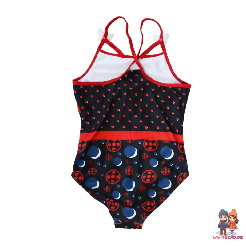 Miraculous Ladybug Kinder Badeanzug - WS-Trend.de Bademode für Mädchen Gr. 104 - 128