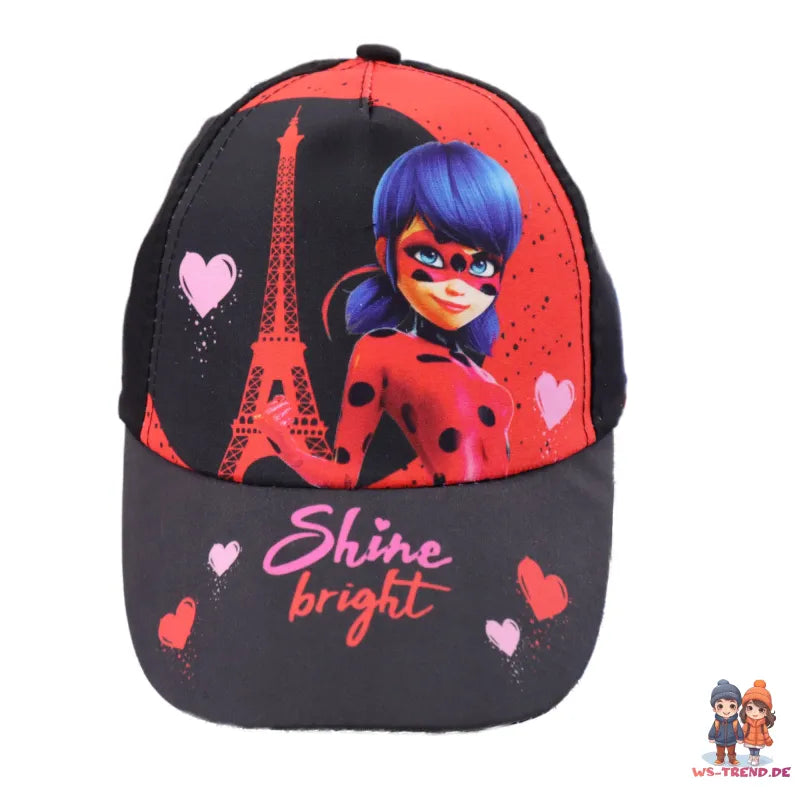 Miraculous Ladybug Kinder Baseball Kappe Basecap WS Trend.de | Unisex 52 54 56 cm