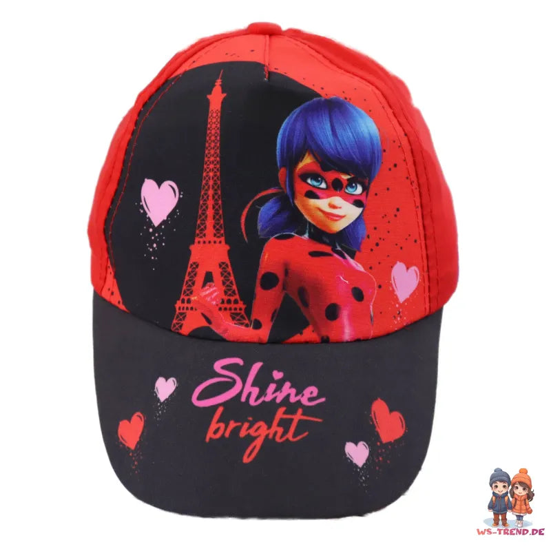 Miraculous Ladybug Kinder Baseball Kappe Basecap WS Trend.de | Unisex 52 54 56 cm