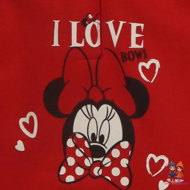 Disney Minnie Maus Mädchen Baby Kapuzen Hoodie Pullover - WS-Trend.de Pulli Gr. 62-92