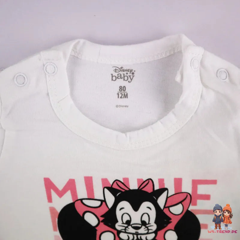 Disney Minnie Maus Baby Kurzarm Body Strampler - WS-Trend.de Einteiler 62 bis 92 Mädchen