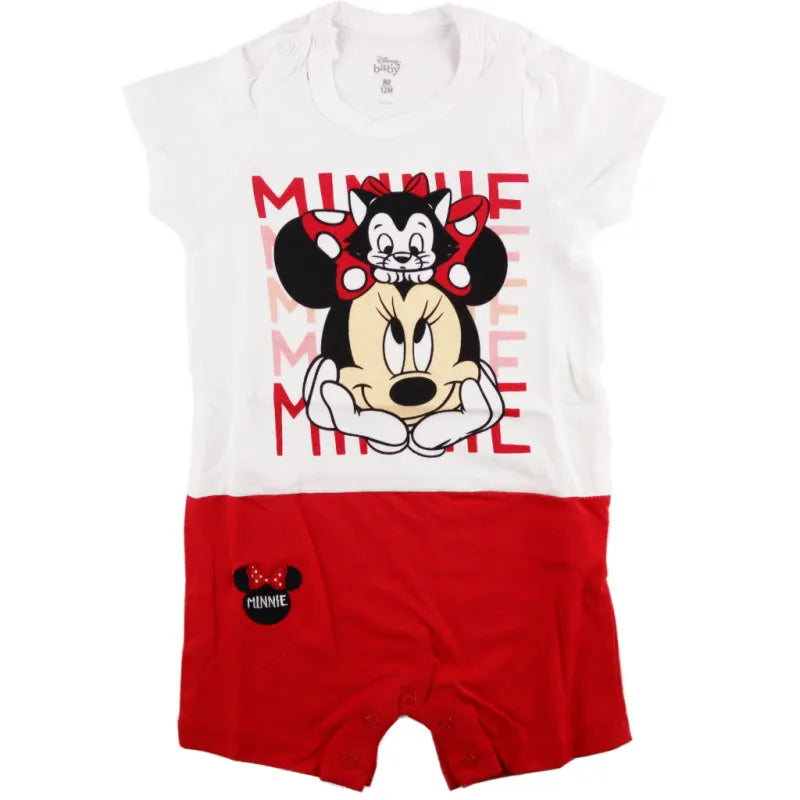Disney Minnie Maus Baby Kurzarm Body Strampler - WS-Trend.de Einteiler 62 bis 92 Mädchen
