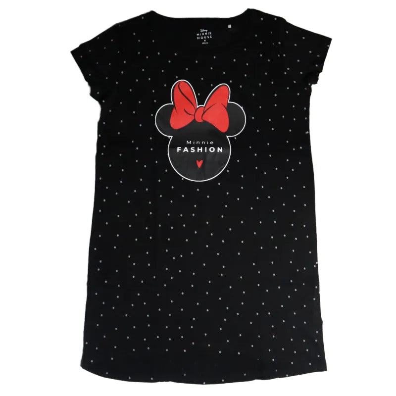 Disney Minnie Maus Damen kurzarm Schlafshirt Nachthemd - WS-Trend.de XS-XL