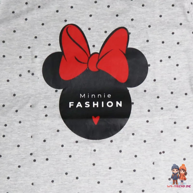 Disney Minnie Maus Damen kurzarm Schlafshirt Nachthemd - WS-Trend.de XS-XL