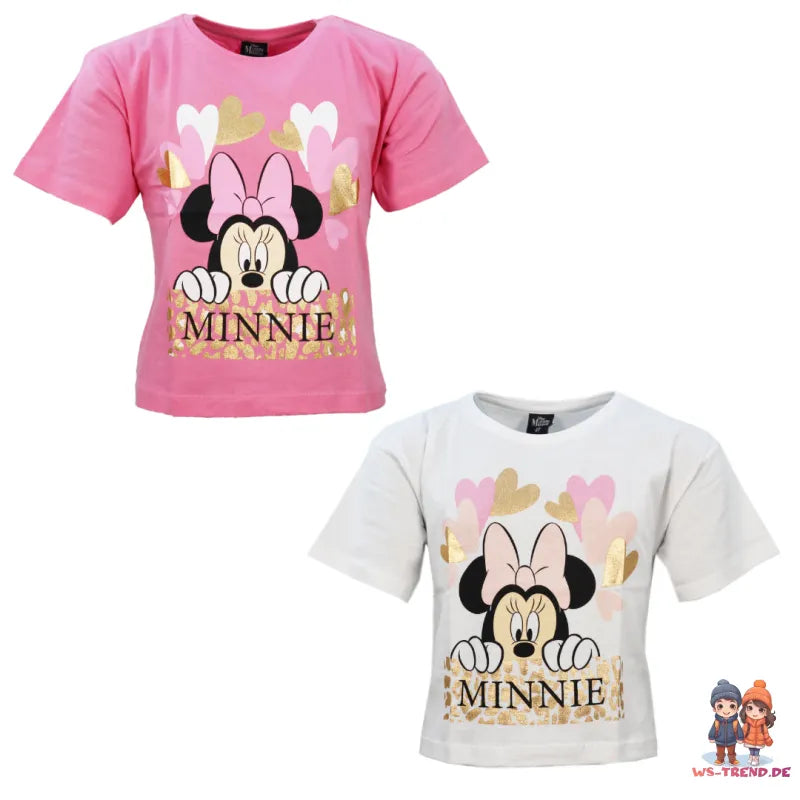 Disney Minnie Maus Mädchen Kinder T-Shirt Top - WS-Trend.de Tops 104 bis 134 Baumwolle