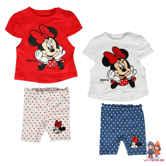 Disney Minnie Maus Baby Mädchen Set Shirt plus Hose - WS-Trend.de 2tlg. 62 bis 86 Baumwolle