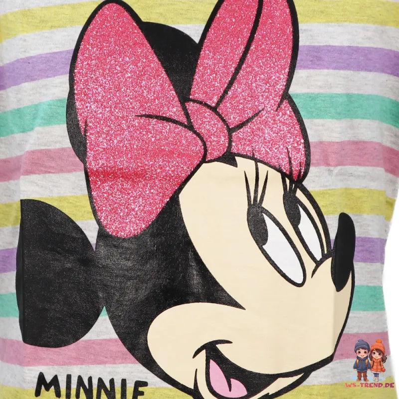 Disney Minnie Maus Mädchen Kinder T-Shirt Shirt - WS-Trend.de Top Tops 104 bis 134 Baumwolle