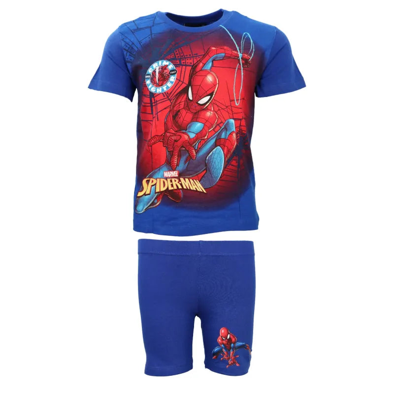 Marvel Spiderman Sommerset Shorts plus T-Shirt - WS-Trend.de Gr. 98 bis 128 Baumwolle