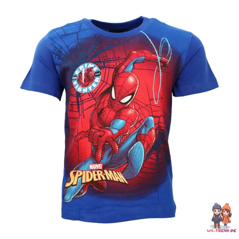 Marvel Spiderman Sommerset Shorts plus T-Shirt - WS-Trend.de Gr. 98 bis 128 Baumwolle