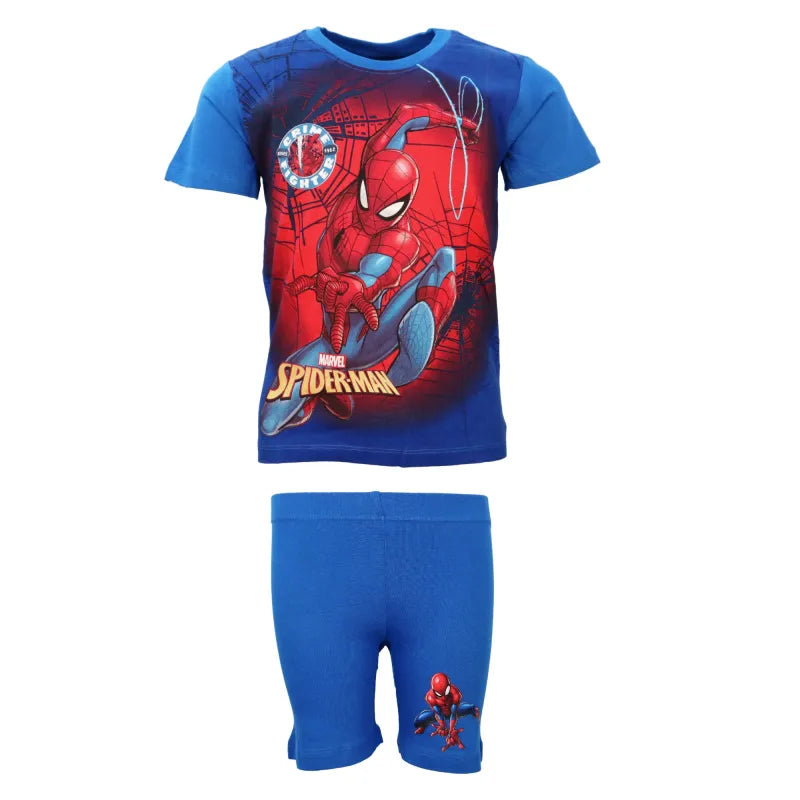 Marvel Spiderman Sommerset Shorts plus T-Shirt - WS-Trend.de Gr. 98 bis 128 Baumwolle