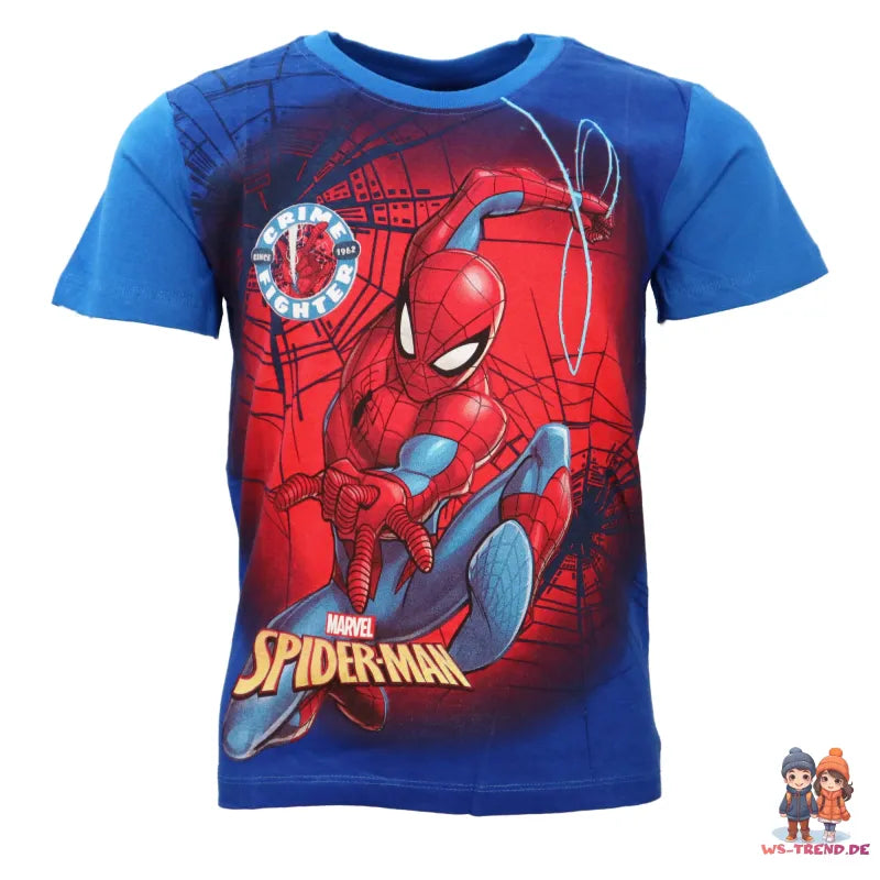 Marvel Spiderman Sommerset Shorts plus T-Shirt - WS-Trend.de Gr. 98 bis 128 Baumwolle