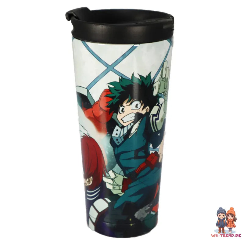 Anime MY HERO ACADEMIA Edelstahl Thermo Kaffeebecher doppelwandig Becher 425 ml - WS-Trend.de
