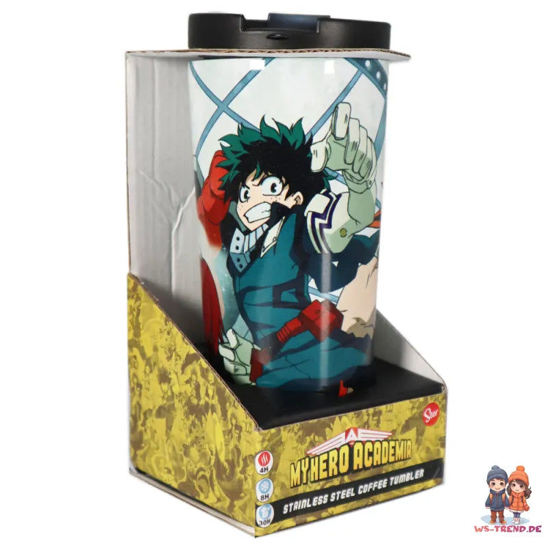 Anime MY HERO ACADEMIA Edelstahl Thermo Kaffeebecher doppelwandig Becher 425 ml - WS-Trend.de