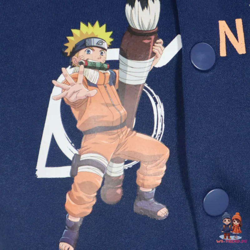 Naruto Shippuden Baseball Joggingset Sporthose Hose Sweater Jacke - WS-Trend.de 98-140