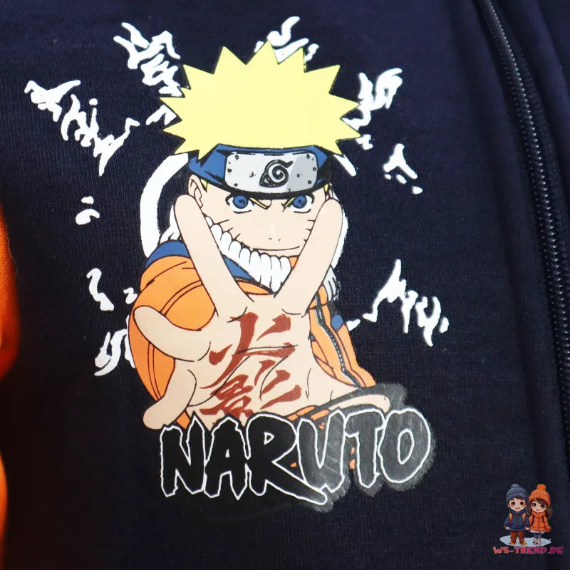 Naruto Shippuden Baseball Joggingset Sporthose Hose Sweater Jacke - WS-Trend.de 98-140