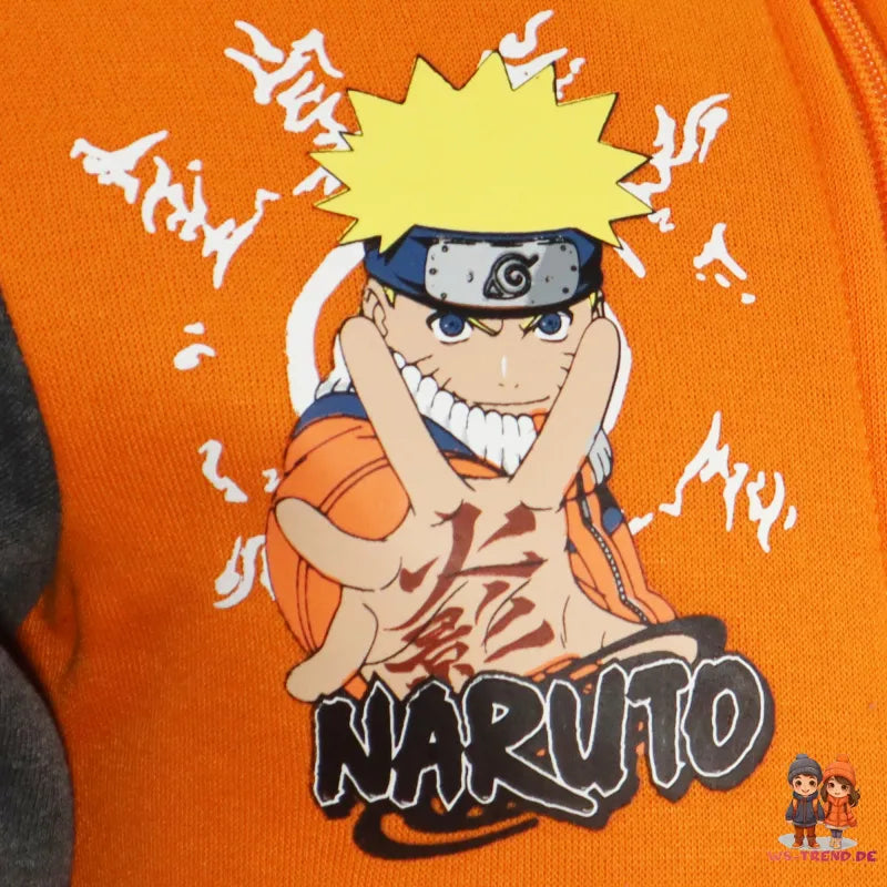 Naruto Shippuden Baseball Joggingset Sporthose Hose Sweater Jacke - WS-Trend.de 98-140