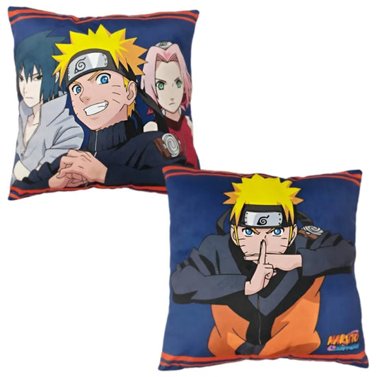 Anime Naruto Shipudden Sasuke Sakura Velours Kissen Dekokissen 40 x40 cm - WS-Trend.de