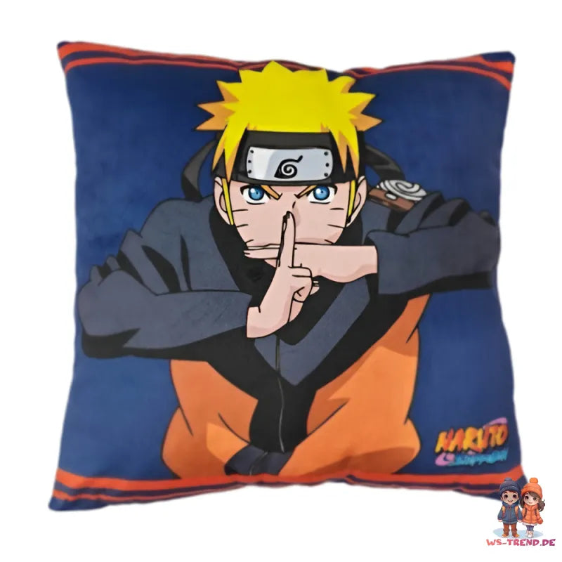 Anime Naruto Shipudden Sasuke Sakura Velours Kissen Dekokissen 40 x40 cm - WS-Trend.de